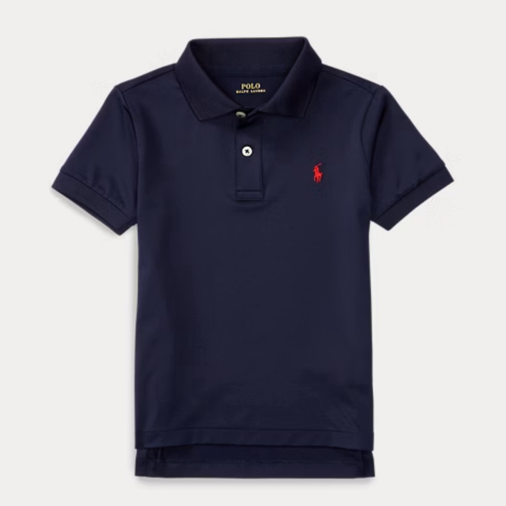Polo navy size 7 pique shirt